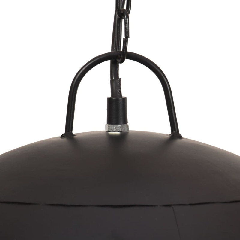 Daniela 1 - Light Single Pendant, 126cm H x 41cm W x 41cm D, Black