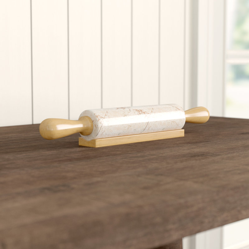 Gasol Marble Standard Rolling Pin, Champagne