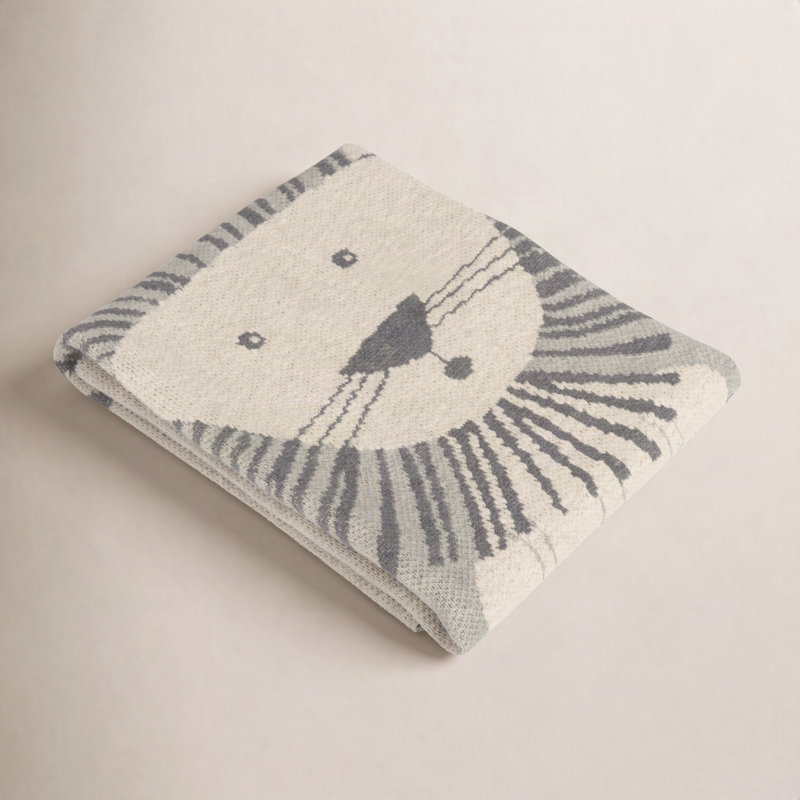 Couverture pour bébé 100% coton Monserrat, Noir
