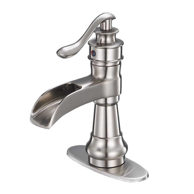 Single-Hole Single-handle Bathroom Faucet, Brushed Nickel