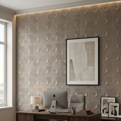 Panneau mural en PVC souple 19,7 "x 40,6" en Alpaca gris (paquet de 10)