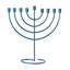 AMORA 50Cm Metal Tabletop Candelabra-1723641785