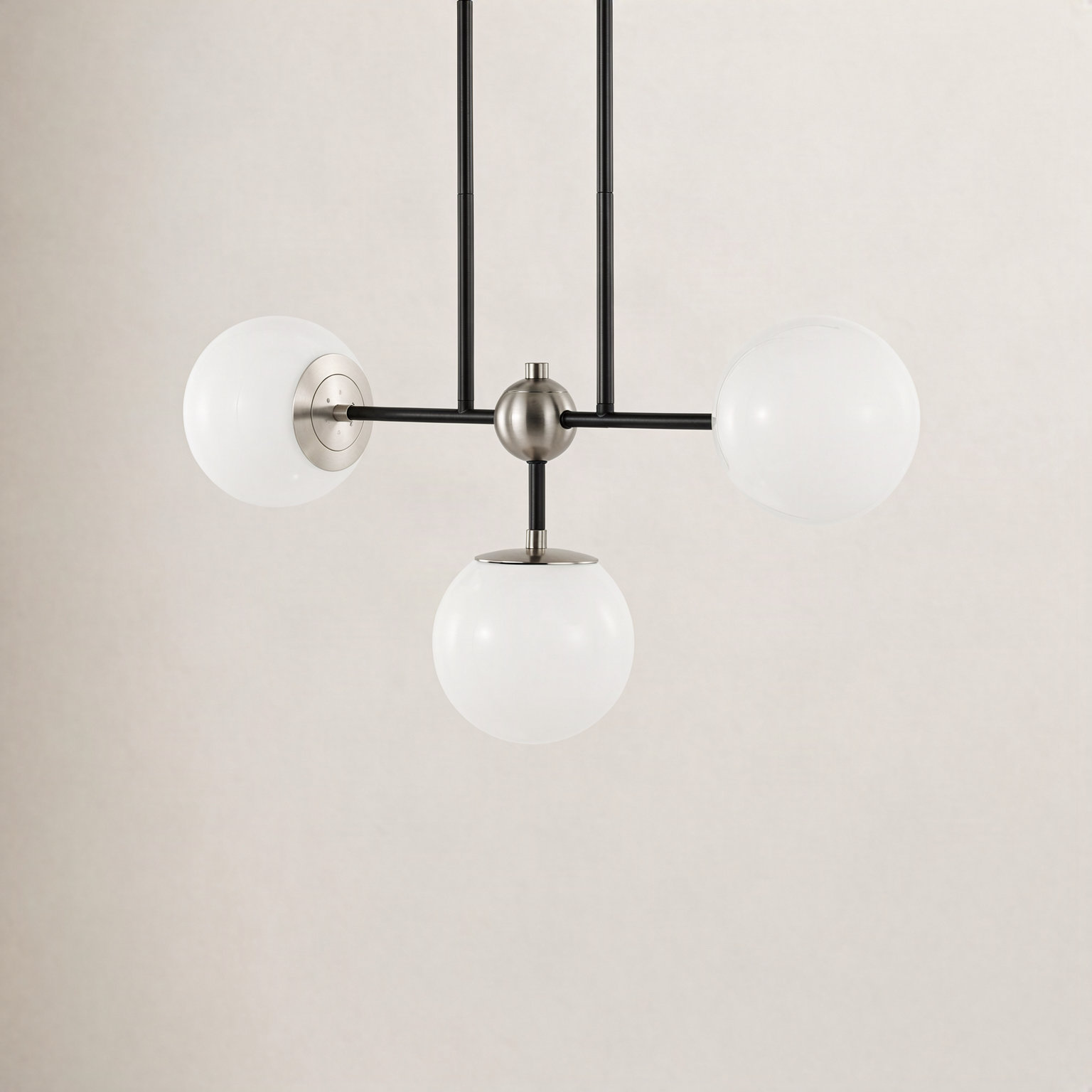 Jontia 3 Light Glass Dimmable Pendant