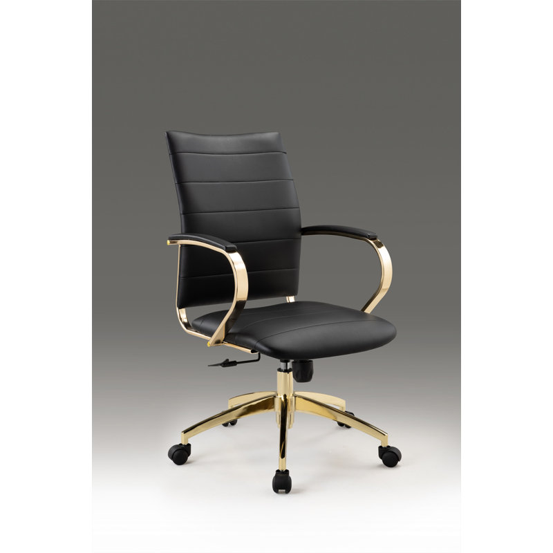 Elphaba Conference Chair, Gold, Black