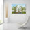  «Greenhouse In Spring» par Tanya Nyp, art mural en verre acrylique, 36 po x 24 po