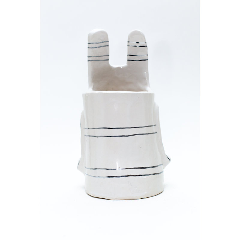 Vase de table en céramique 10 po Mamo