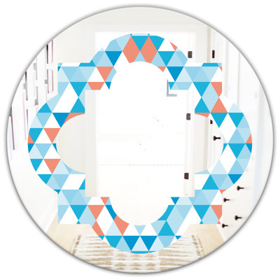 Miroir mural éclectique Quatrefoil