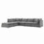 Canapé modulaire avec repose-pieds 125,5 po Brinsley-768528030