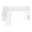 Space Efficient Pine Wood Frame Stairway Loft Bed With  Slide, Guardrails,Convertible Ladder-176850681