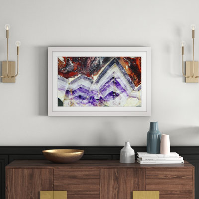 Jagged Points - Single Picture Frame Print