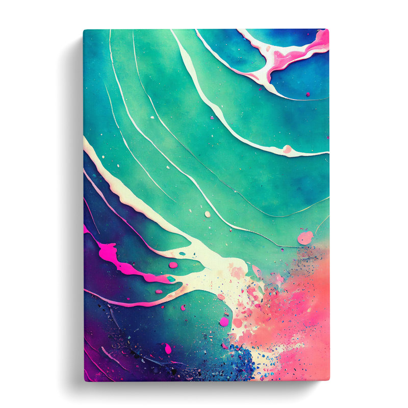Seashell Splatter Vol.3 - Wrapped Canvas, 50cm H x 35cm W x 3cm D