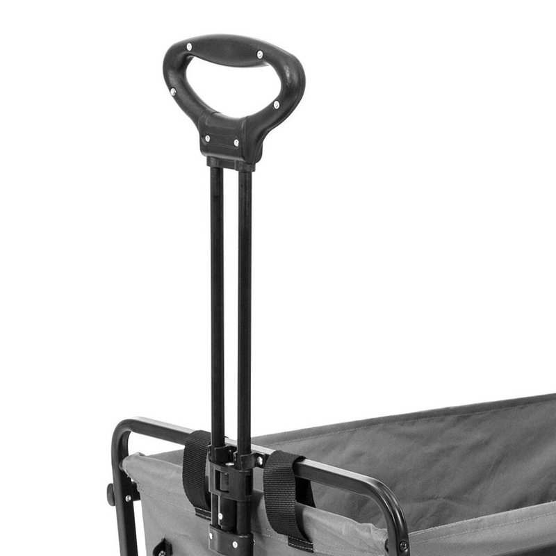 Chariot utilitaire pliable en acier Seina, H 22 po x l 19 po x P 32 po, Gris