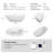 67" Freestanding Solid Surface Bathtub