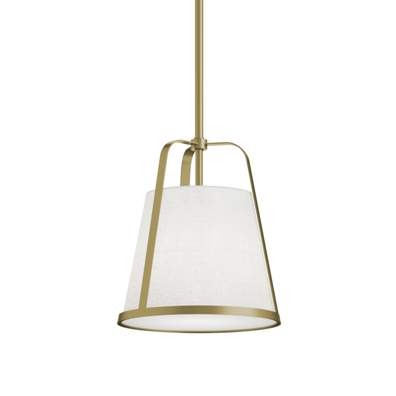 Luminaire suspendu 10 po Lizzette, Laiton clair antique