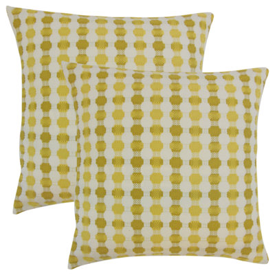 Coussin décoratif géométrique 