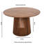 Berdi Round Solid Wood Dining Table