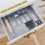 Organisateur de tiroir de cuisine Silverware (gris)-1374043681