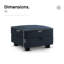 Livsey Velvet Ottoman-724975601