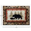Tapis en oléfine rustique Spuyten Wandering Bear and Cub-651718310
