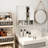 Minimalist style bathroom wall cabinet with 2 doors and adjustable shelves-71780615