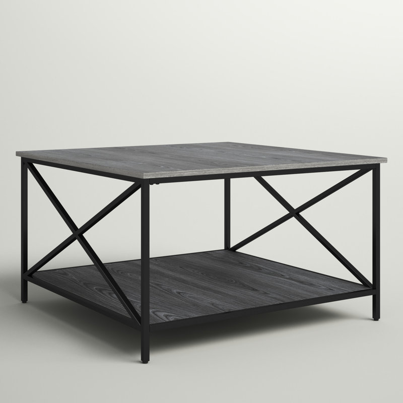Table basse Ariyana, Gris patiné