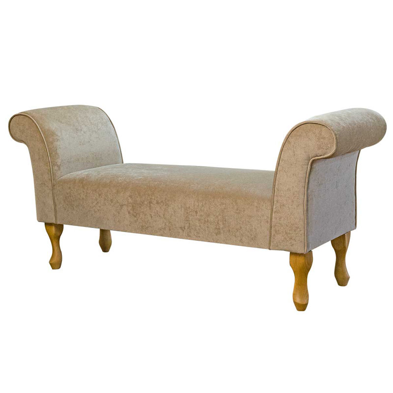 Upholstered Bench, Solid Colour, 63.5 x 142 x 40.5cm