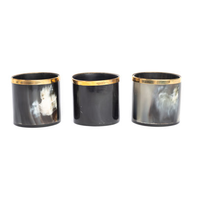 3" Ankole-Watusi Cow Horn Votive