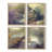 Monet's Landscape V Framed Print - Set of 4-2097966489