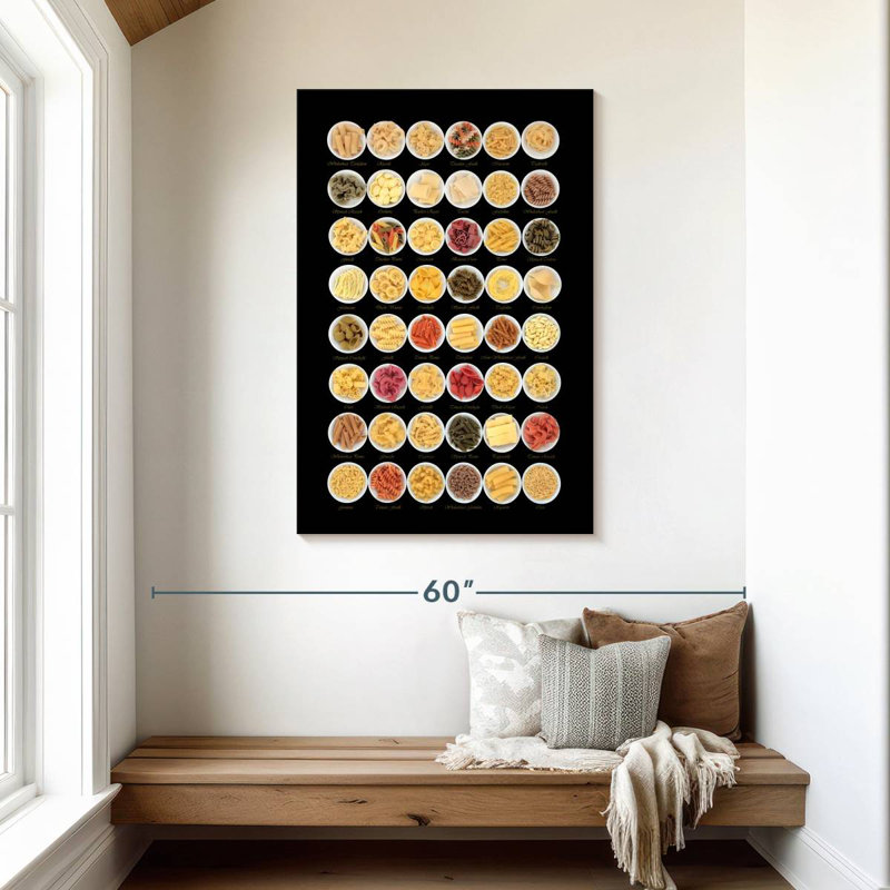 Yarlin Pasta Sampler, 45" H x 30" W