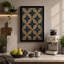 Golden Arabesque Geometric - Wrapped Canvas-1528342467-1528342474
