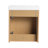 18.5" Wall-Mounted Bathroom Vanity with Resin Sink