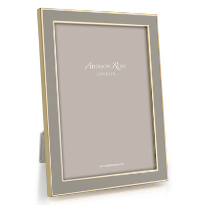 8x10 15mm Taupe & Gold