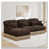 Brown+3seat+1Ottomans