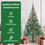4.92' H Lighted Artificial Christmas Tree