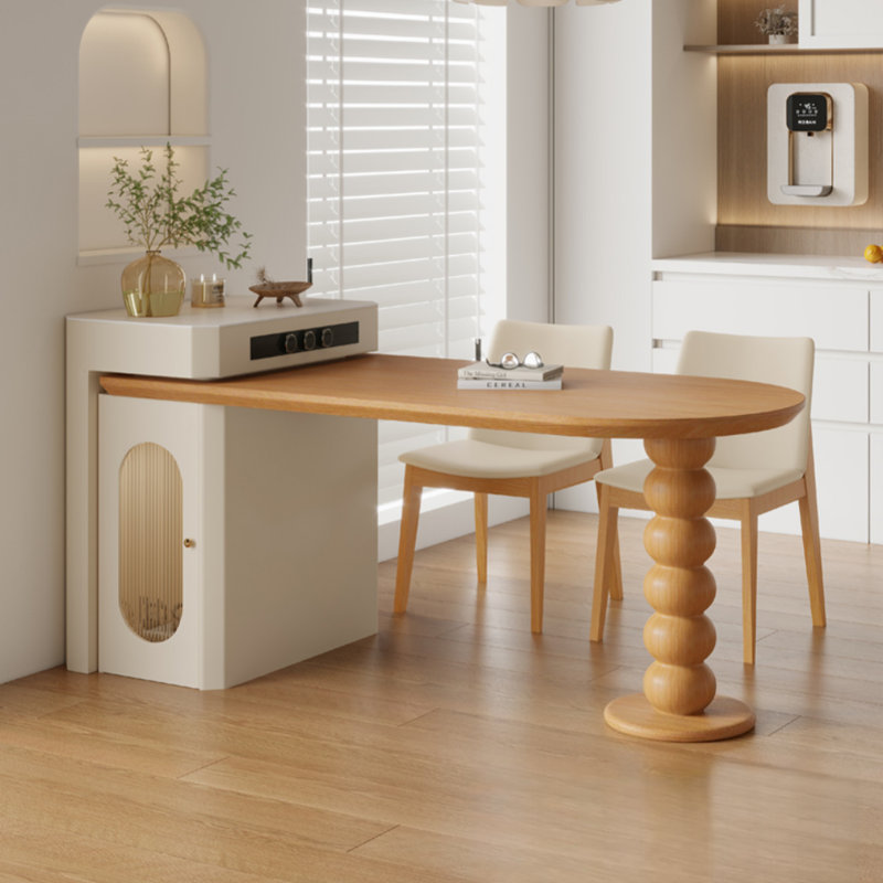 Simple and Creative Cream-style Dining Table
