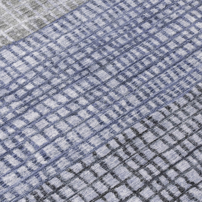 Tapis intérieur / extérieur lavable à la machine Xhevrie, Rond 8 pi