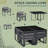 Bodhild 8 Seater Dining Set with Cushions