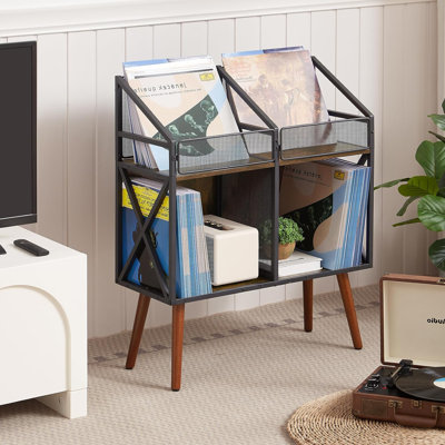 Metal 34.53'' H Media Shelves