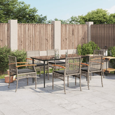 Alliona Rectangular Outdoor Table Set