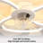 Firebaugh 19.69'' Modern Indoor 5- Blade Dimmable LED Ceiling Fan With Remote Control and APP-1034631775