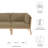 Modway Clearwater Outdoor Patio Teak Wood Sofa-1405650131