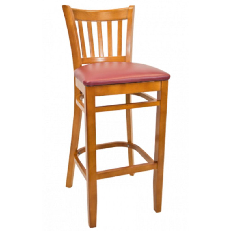 Tabouret de bar 29 po, Noyer, Bourgogne