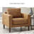 Faux Leather Armchair