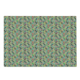 Ambesonne Geometric Cutting Board Large Size Patchwork Art Rhombus Multicolor
