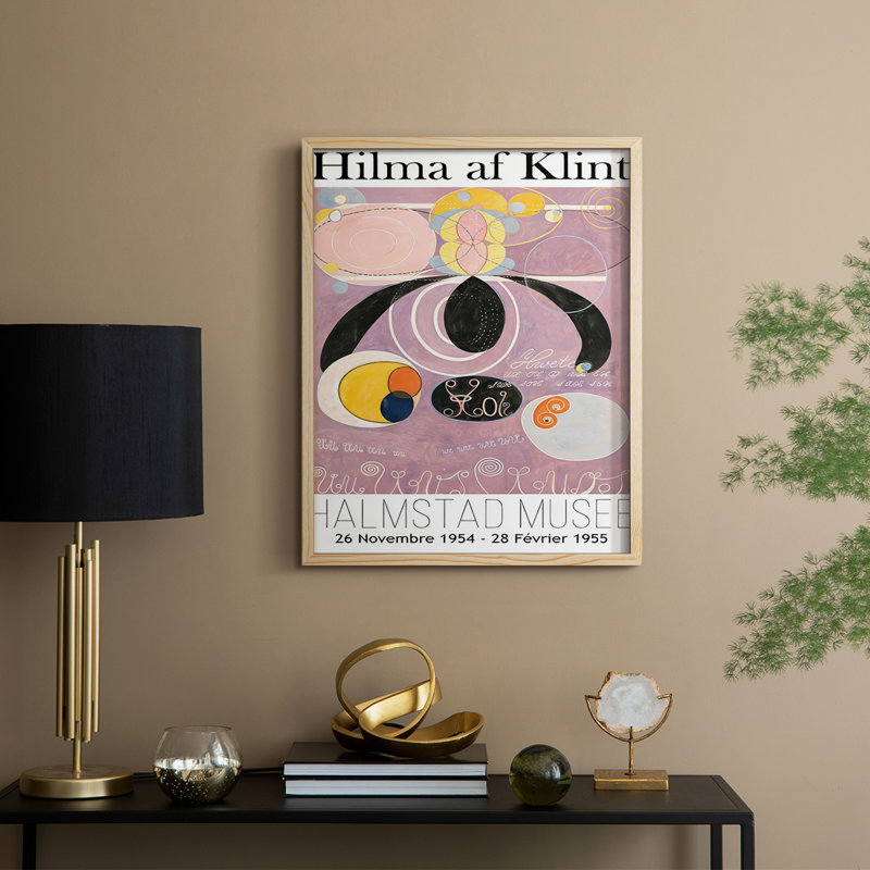 «Klint Museum Posters II», reproduction encadrée - bois massif, Encadré naturel, H 11 po x l 9 po