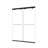 Frameless Double Sliding Shower Door, Matte Black, Soft Closing, 8Mm Tempered Glass, Easy Clean Nano Coating | Gift Idea