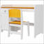 Ensemble de bureau et de chaises pour enfants Qaba avec rangement, parfait pour l'apprentissage, l'artisanat et le goûter dans les chambres d'enfants