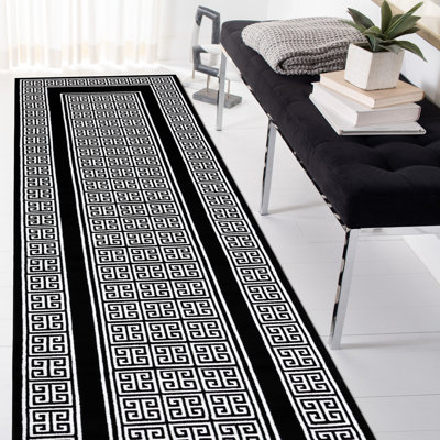 Runner Toshia Geometrisch Machine Tufted Area Rug