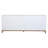 Roma Two-Tone Carved Wood Sideboard