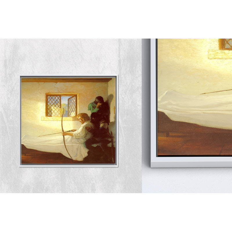 «Passing of Robin Hood», œuvre d'art sur toile blanche 1P, Hauteur : 59,1 pouces x Largeur : 59,1 pouces